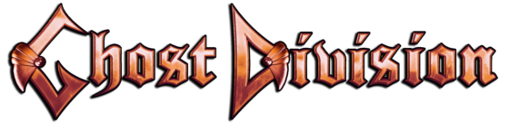 Ghost Division copper logo with transparent background