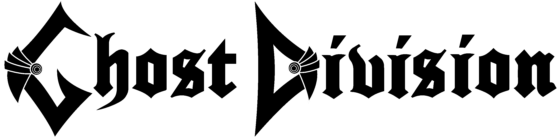 Ghost Division black logo with transparent background